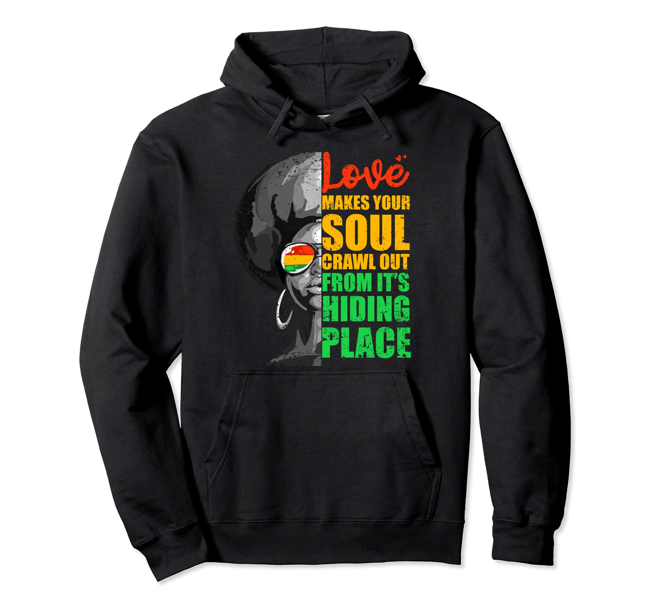Love Makes Your Soul Crawl out from the hiding place パーカー