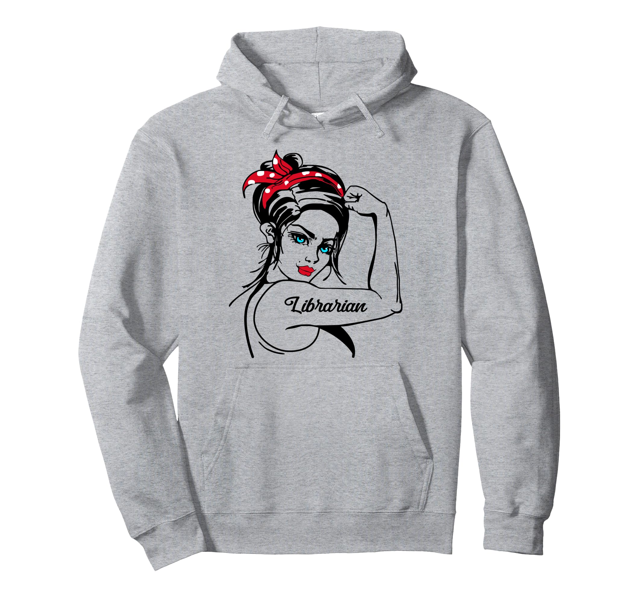 Librarian Rosie The Riveter ピンナップ パーカー