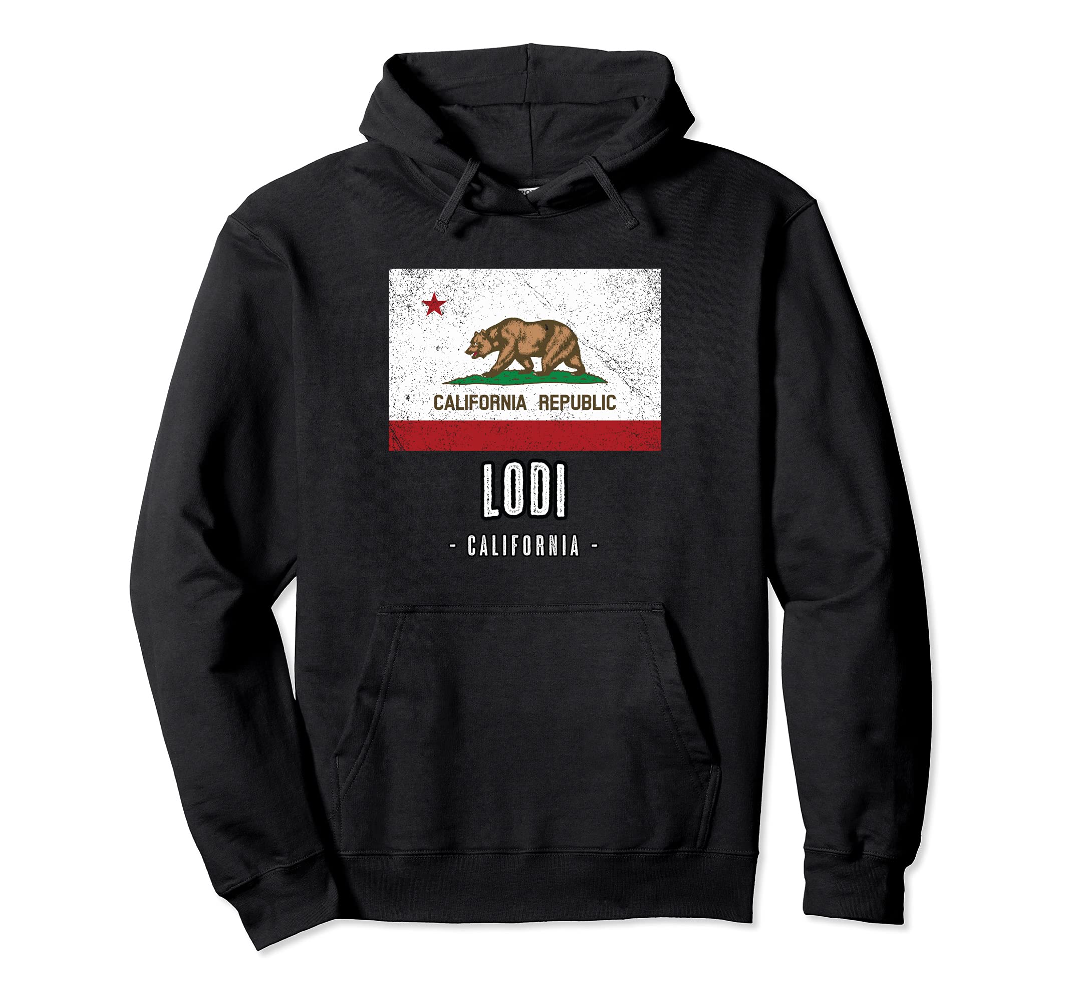 City of LODI - California | CA Flag, USA - 市 カリフォルニア パーカー