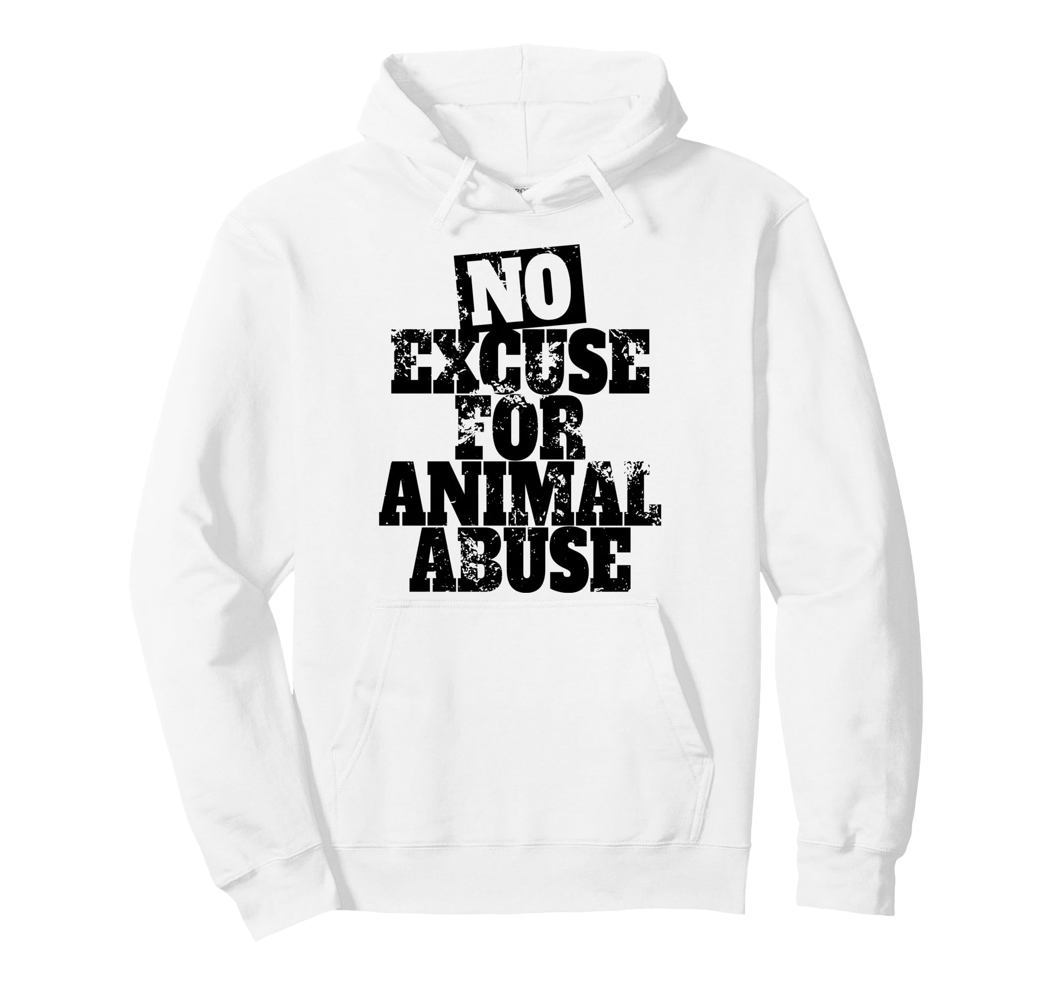 No Excuse For Animal Abuse - 動物保護愛 パーカー