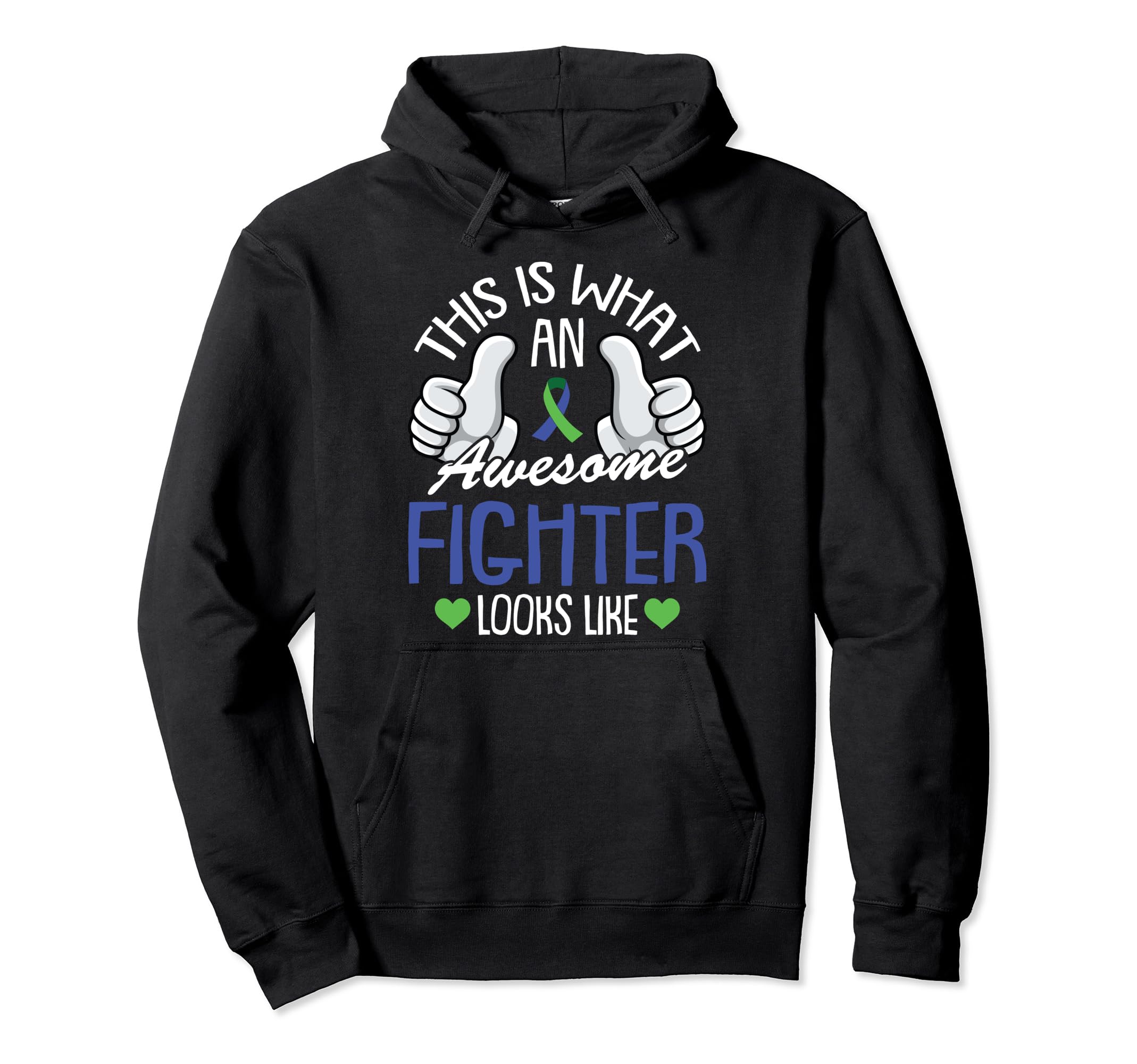 Awesome Fighter Pseudotumor Cerebri Awareness IIH Warrior パーカー