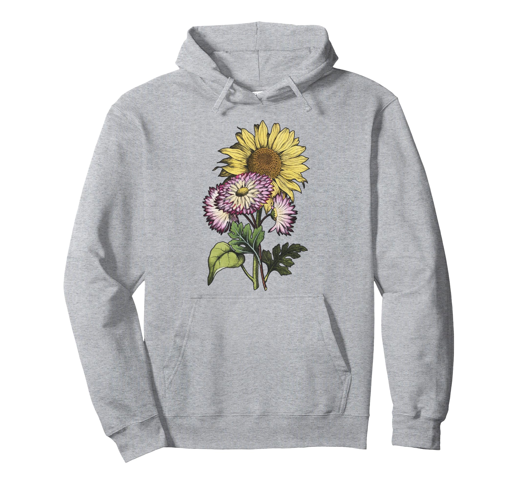 Trendy Large Sunflower Bouquet パーカー