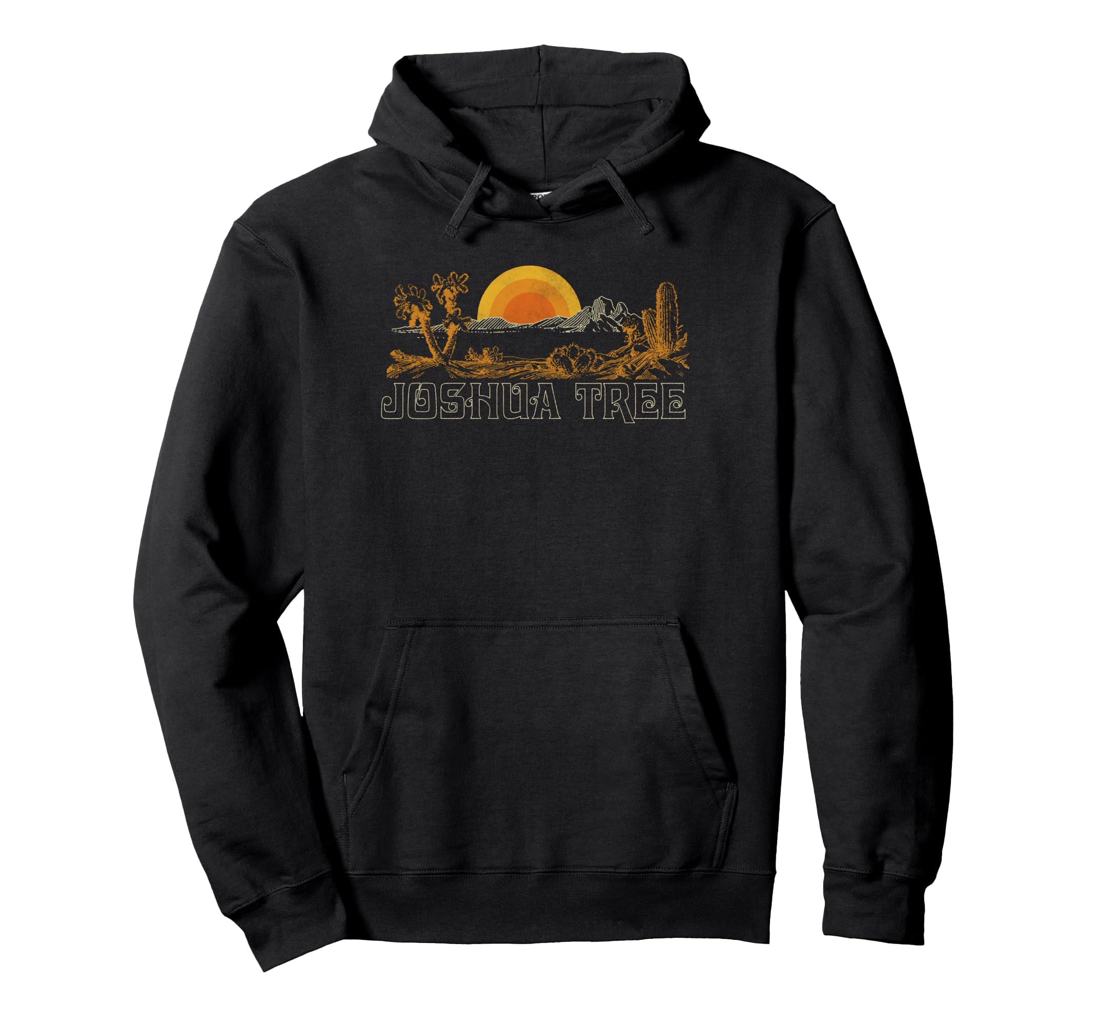 Trendy Joshua Tree Desert Landscape パーカー