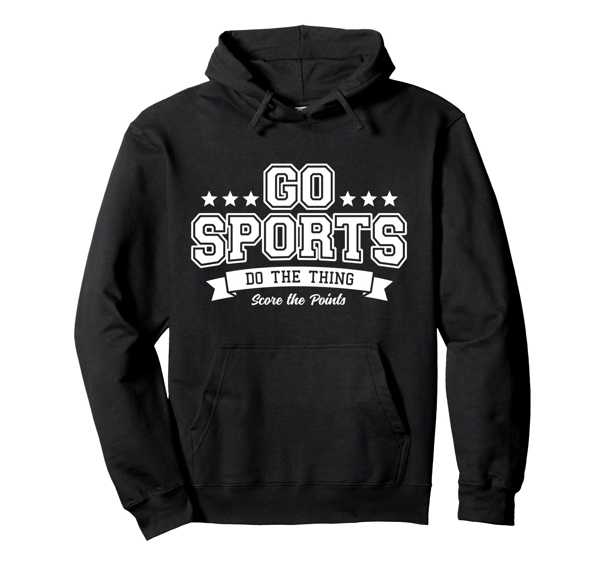 樂天商城 - Go Sports Do The Thing スコアポイント 太字ホワイトテキスト パーカー