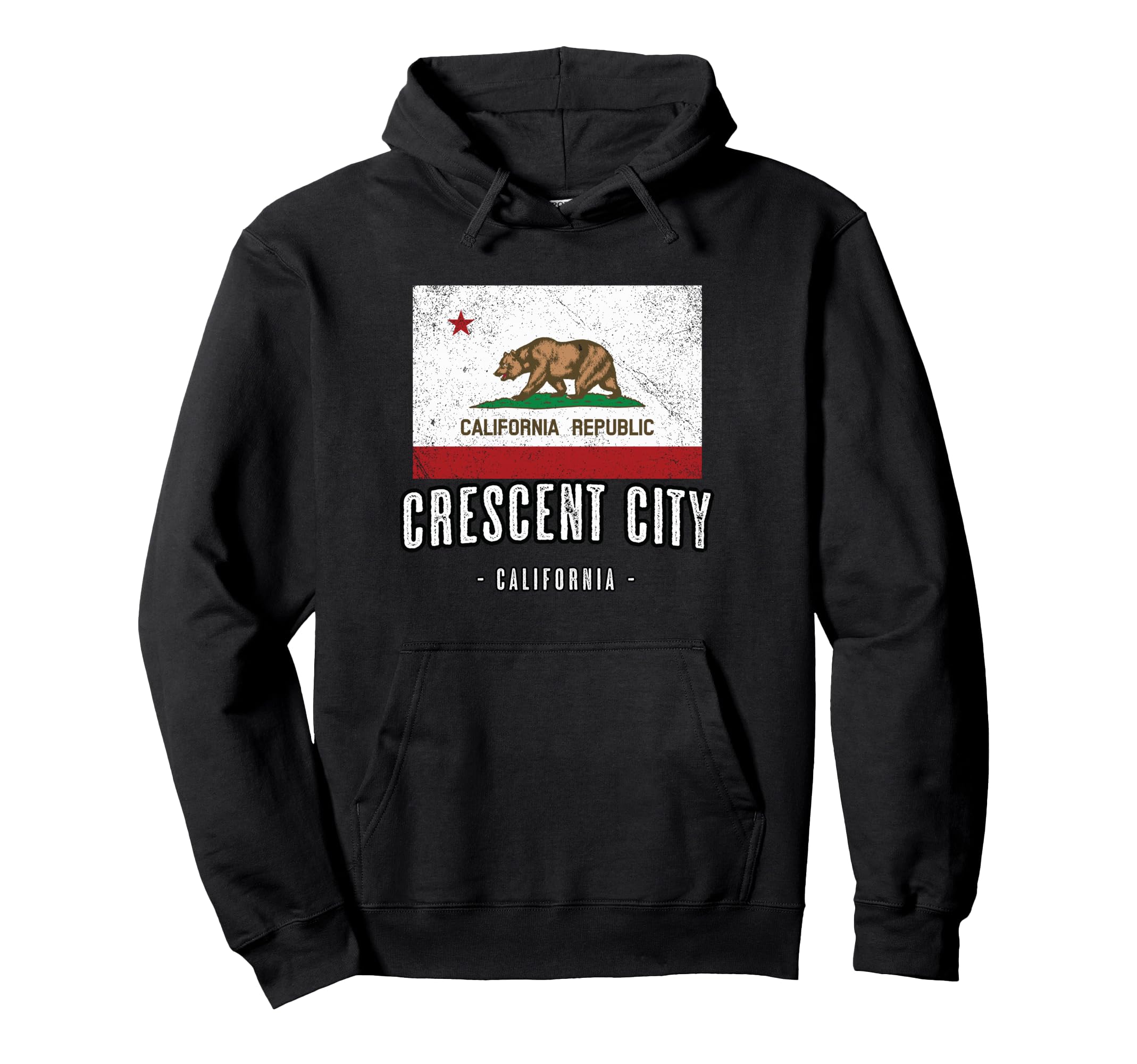 City of CRESCENT CITY California | CA Flag, USA - 市 カリフォルニア パーカー