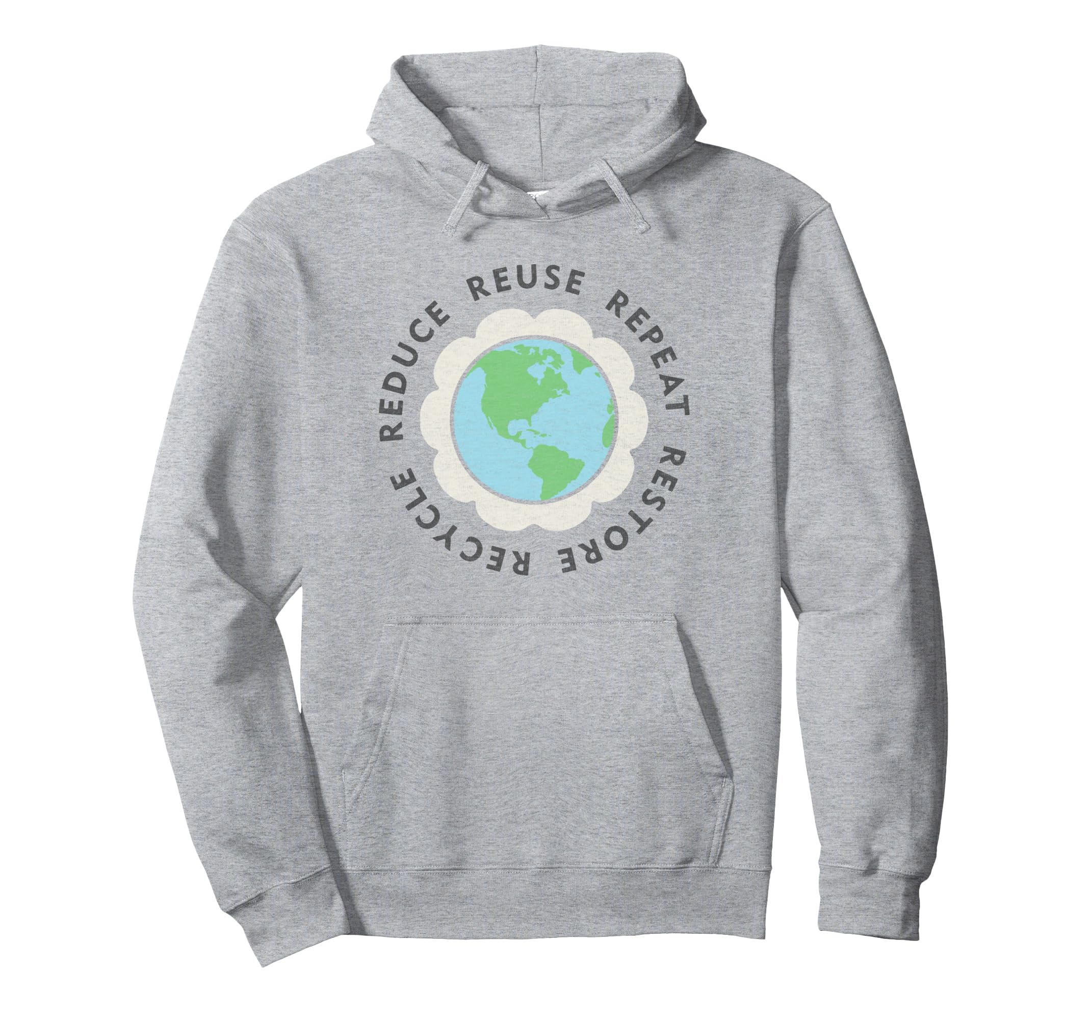 Rakuten - Earth Day Reduce Reuse Repeat Restore Recycle Earth Center パーカー