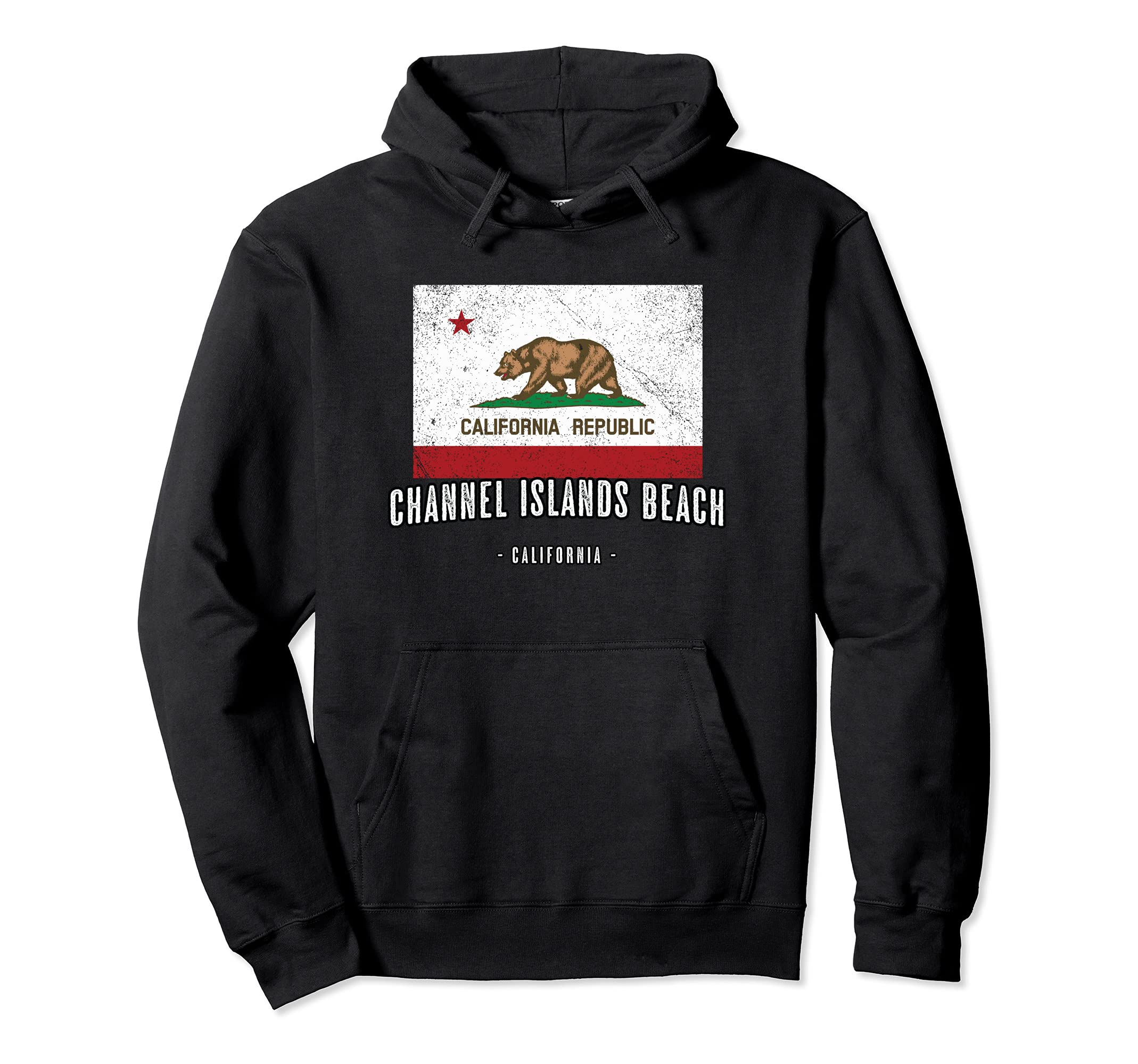 City, CHANNEL ISLANDS BEACH California | CA Flag - 市 カリフォルニア パーカー