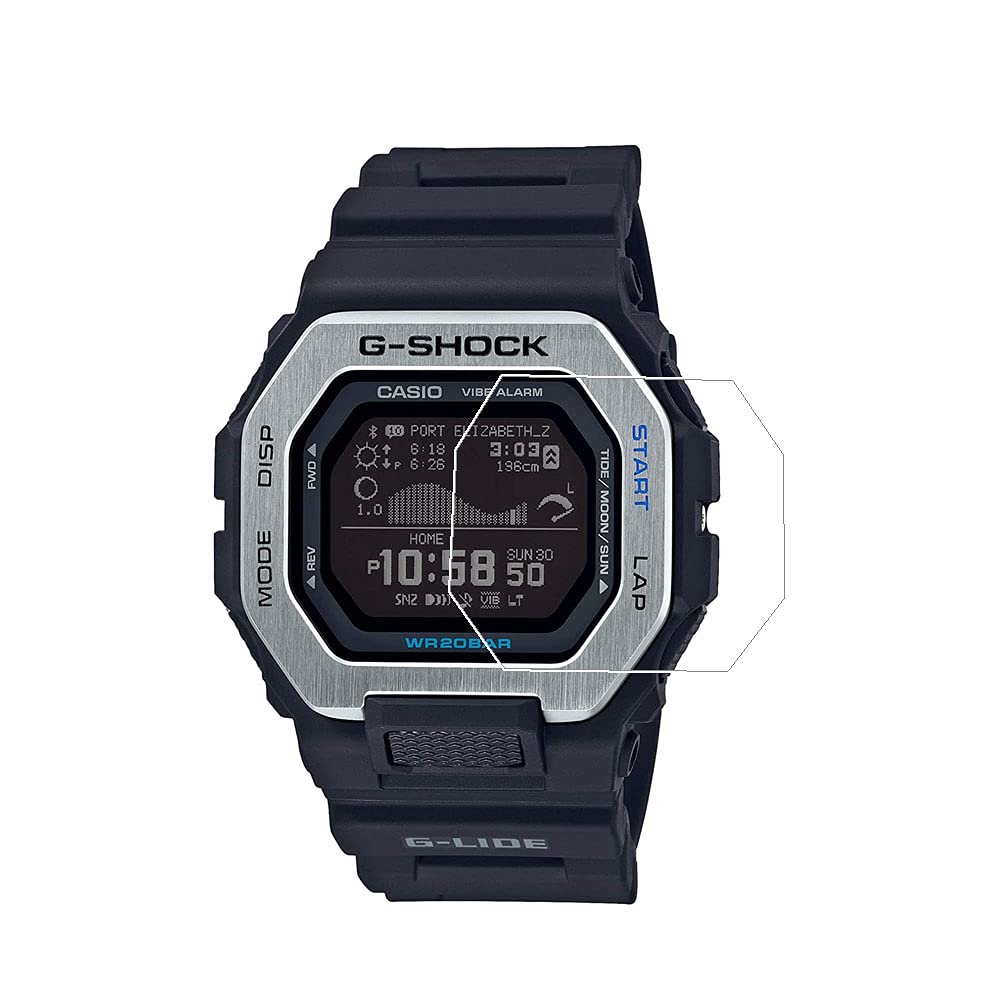Zshion for G-SHOCK GBX-100 シリーズ 用 液晶保護フィルム 超薄型 高透過率 気泡ゼロ 反射防止 全面保護 簡単に貼れます G-SHOCK GBX-100 専用保護フィルム 