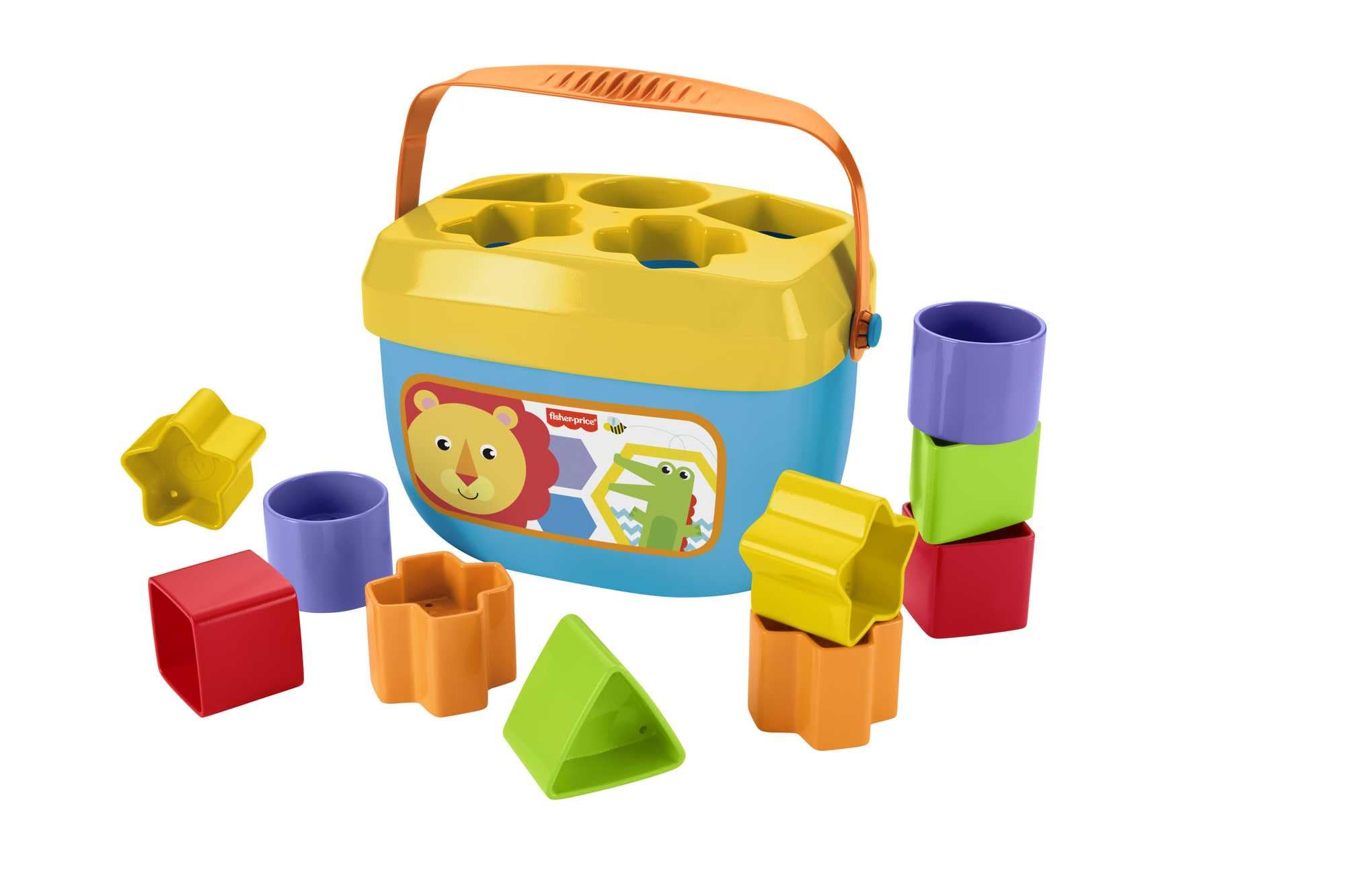 フィッシャープライス(fisher price) インファント はじめてのブロック レインフォレスト 6ヶ月から 赤ちゃん おもちゃ 知育玩具 ブロックセット かたあわせ FFC84