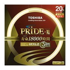 Round Slim Flourescent - 東芝(TOSHIBA) ネオスリムZ PRIDE-II（プライド・ツー） 高周波点灯専用蛍光ランプ（蛍光灯） 環形 20形 3波長形電球色 【単品】 FHC20EL-PDZ