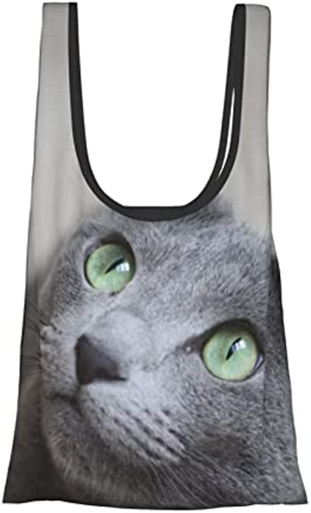 Rakuten - [Chioee] 折りたたみ エコバッグ シャム猫 シャムネコ 写真 かわいい ショッピングバッグ 防水 大容量 コンパクト トートバッグ 買い物袋 ポケット付き 軽量 コンビニ アニメ グッズ プレゼン