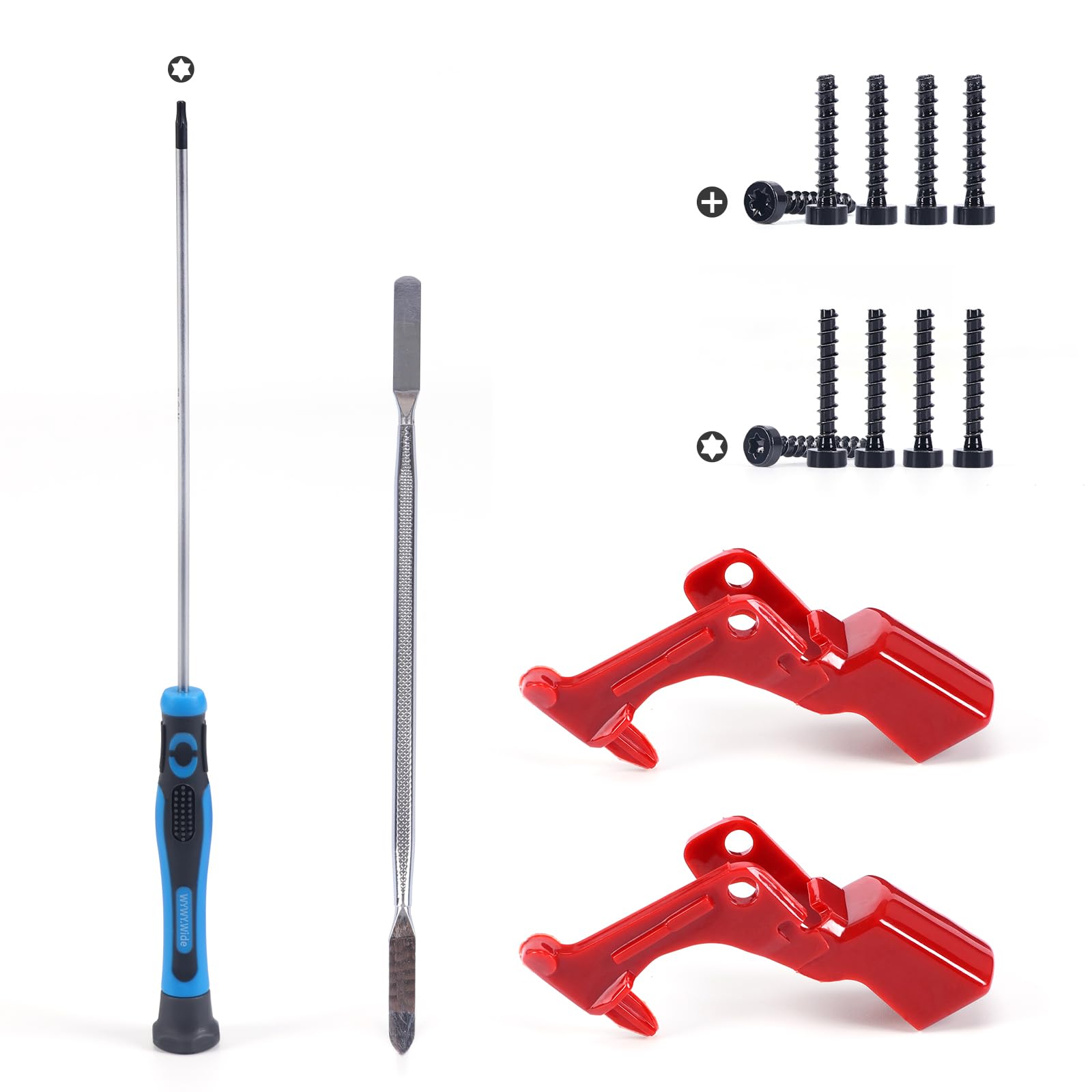 2個入 ダイソン SV12 SV14 トリガー 改良強化型スイッチ V10 V11トリガー スイッチ 交換部品 ダイソン掃除機用 スイッチ ボタン 修理 T8トルクスドライバーセット付き（楽天・レックストア）
