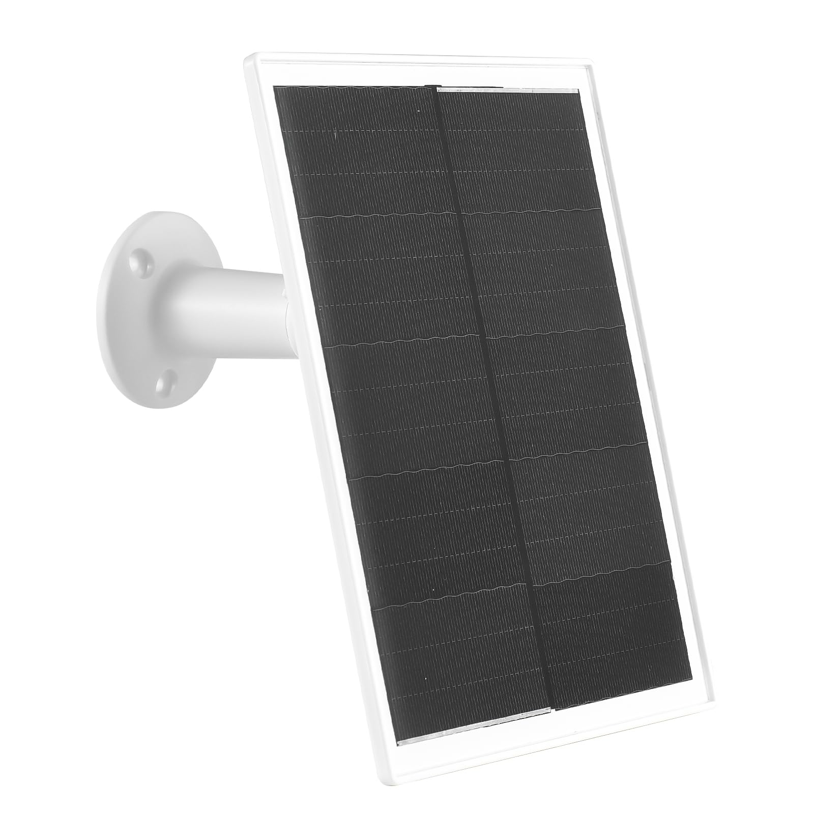 Daconovo 10W ソーラーパネル セキュリティカメラ用 5V マイクロUSBポートカメラソーラーパネル充電器 IP65防水/9.84フィートケーブル/360度調整可能なブラケット付き