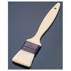松田栄 プラ柄 DX御料理ハケ 40mm 山羊毛・PP 日本 WHK1340