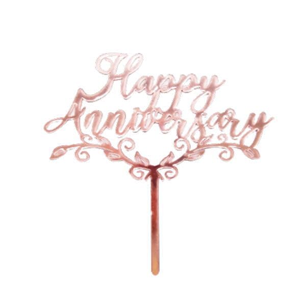 ouvrepop11 ケーキトッパーケーキ トッパー デコレーション 誕生日 母の日 記念日 感謝 アクリル バースデー 飾り アレンジ（Anniversary)