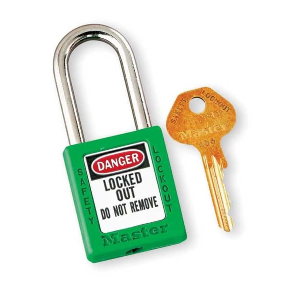 MASTER LOCK COMPANY 政府安全ロックアウト Zenex 1 1/2インチ レッド 鍵1個 6個/箱