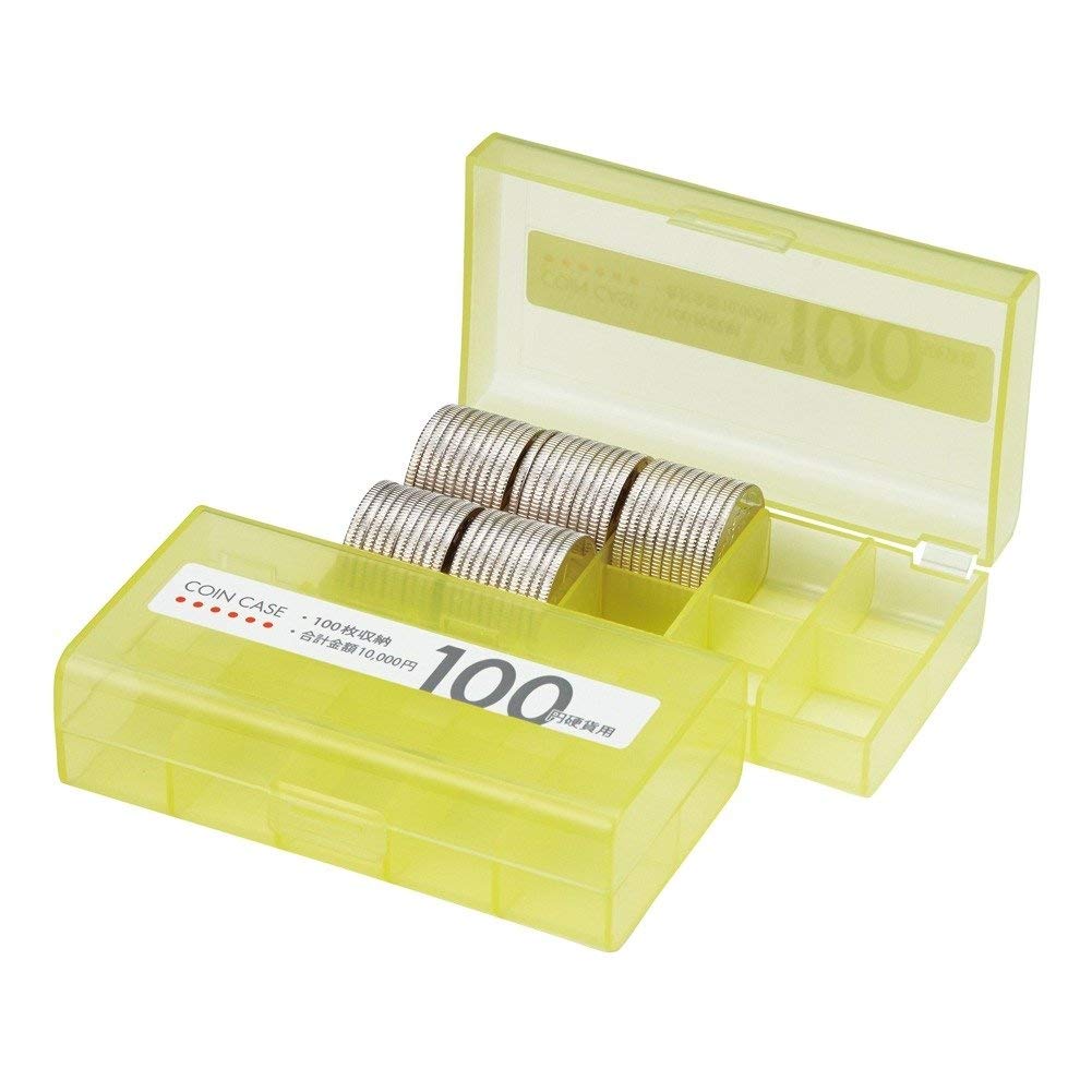 オープン コインケース 100円硬貨 100枚収納 2個セット