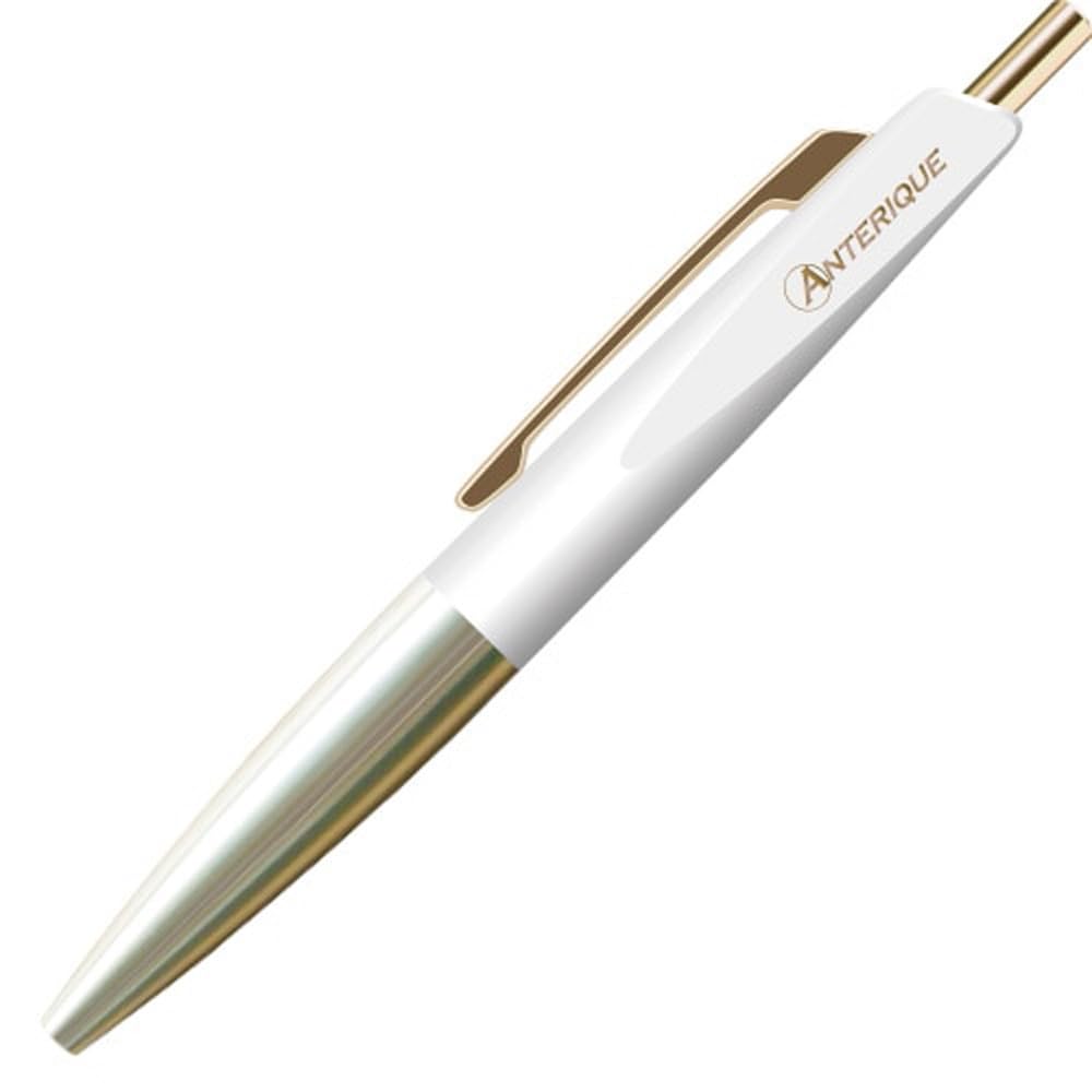 アンテリック 油性ボールペン 0.5mm ミニサイズ スノーホワイト BP20-SW lexstore-10135995 レックストア パッケージ画像