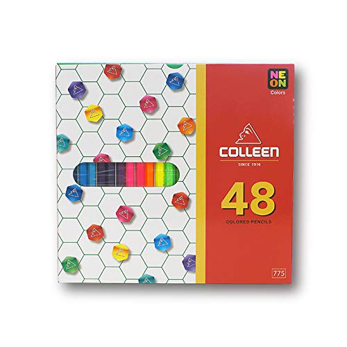 コーリン鉛筆 775六角 48色紙箱入り色鉛筆 775-48
