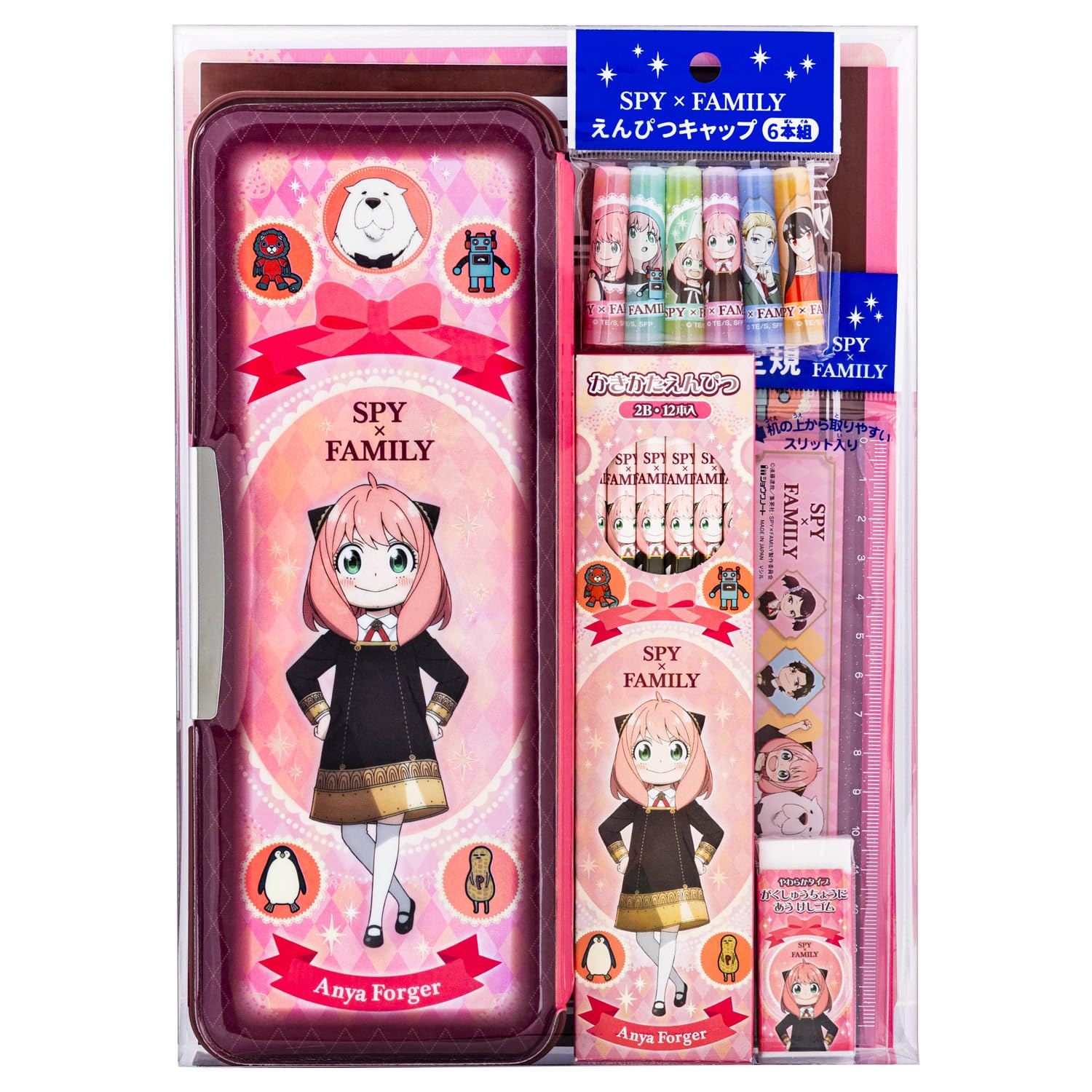 ショウワノート SPY×FAMILY 文具セット ギフトセット 7点入り 950469M01 lexstore-10136607 レックストア パッケージ画像