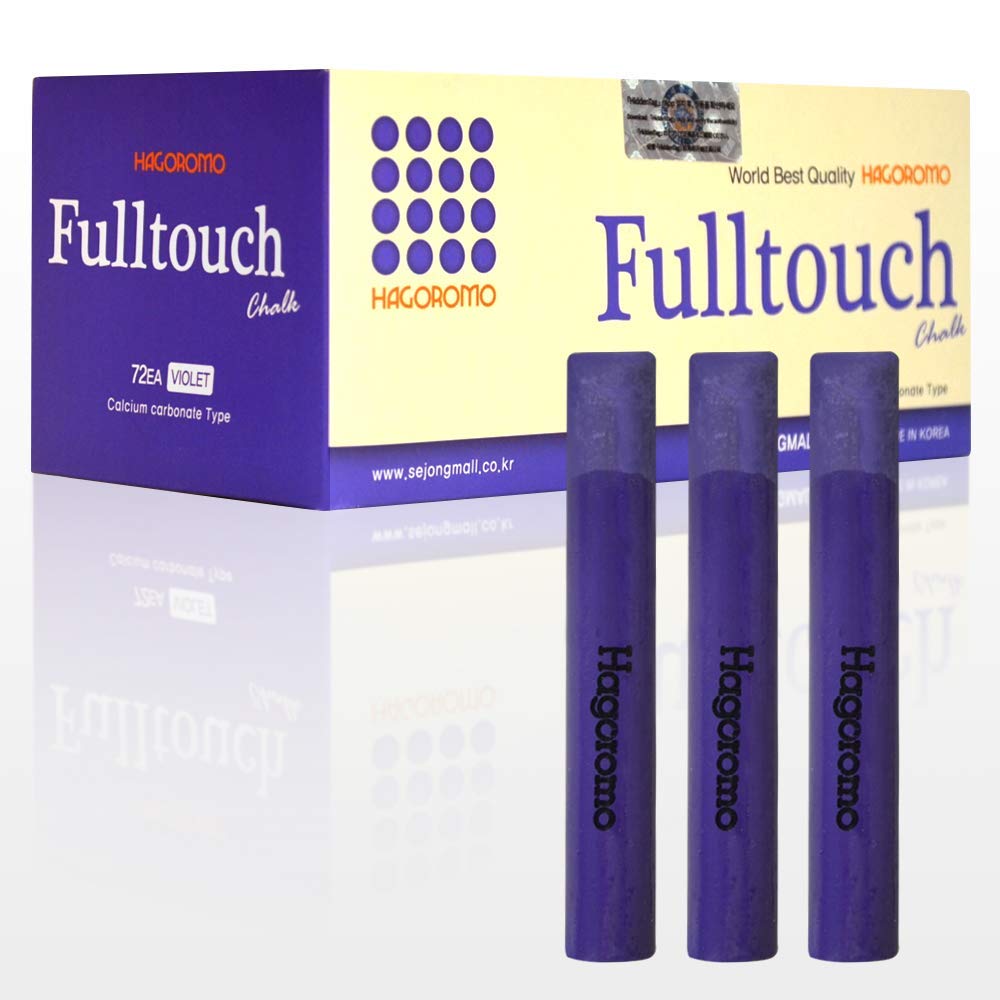 HAGOROMO フルタッチチョーク紫色72本入 (Fulltouch Violet Chalk 72pcs) 