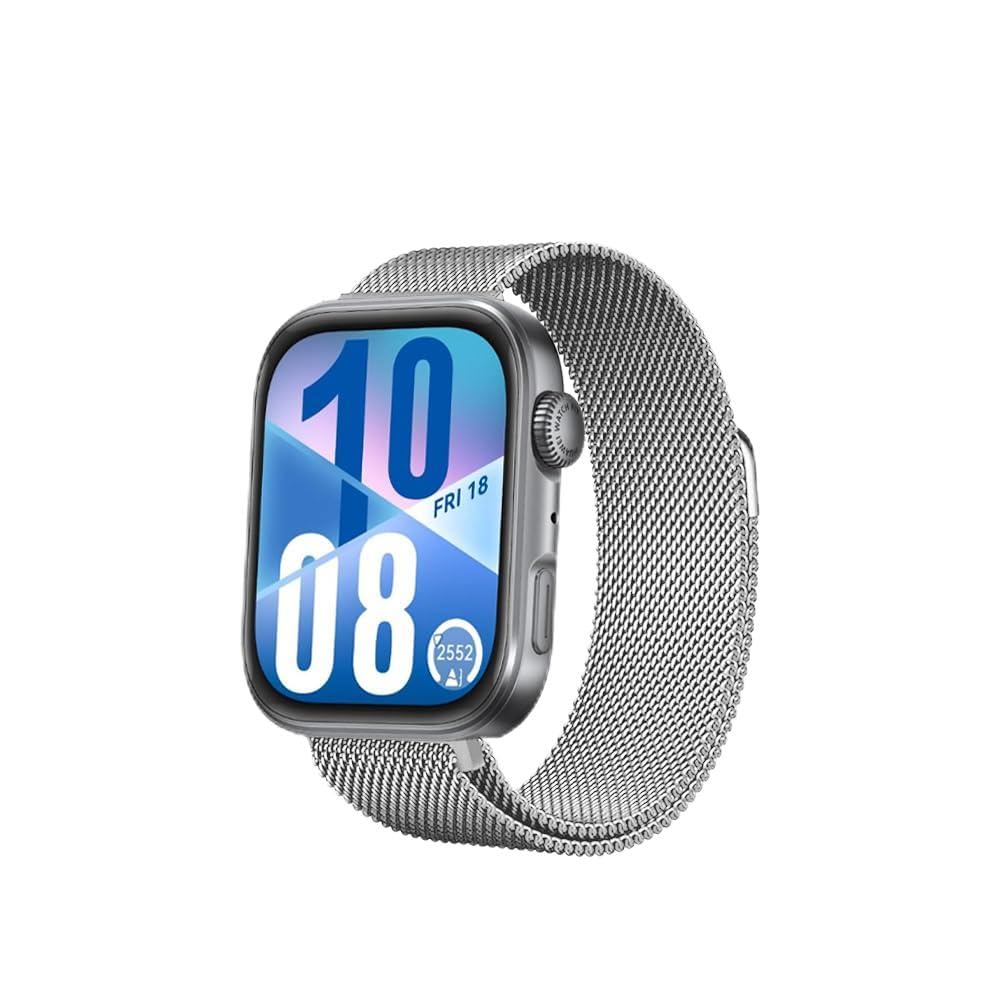 • 【対応機種】HUAWEI WATCH FIT 4 1.82インチ に対応します。ご購入前によくご確認ください。 • 【優れた品質】上質なスチールを使用し、編み込みと研磨により滑らかでしっとりとした仕上がりになっています、長時間着用しても汗に強く、通気性に優れています • 【頑丈で耐久性】ステンレススチール製で、滑らかで柔軟性があるだけでなく、手触りが快適で、防塵、防水、指紋防止、油防止の機能も備えています。 • 【強力な吸着性】留め具には強力なマグネットがはめ込まれており、ブレスレットに落ちることなくしっかりと取り付けることができます。 • 【装着簡単】クイックリリース設計で3 秒で取り外し・組み立てが可能で、ストラップの長さはマグネットヘッドバックルで調整できるため、手首にぴったりフィットする快適な長さをお選びいただけます。