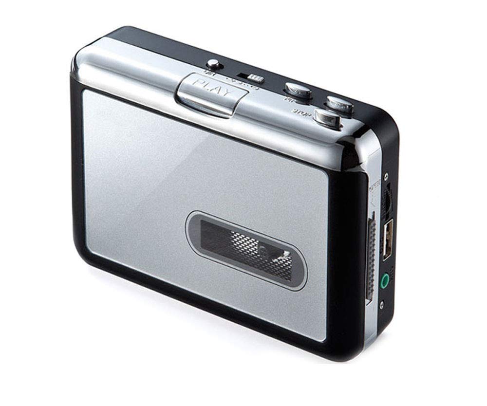 HIL PC不要！カセットテープ USB変換プレーヤー カセットテープデジタル化 MP3コンバーターMP3の曲を自動分割！USBメモリー保存！