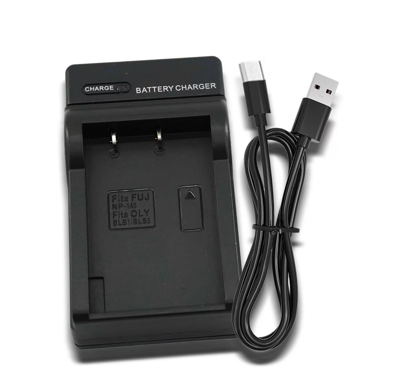 VECASDEN 対応オリンパス BLS-1 BLS-5 BLS-50 互換充電器 USBチャージャー BCS-1 BCS-5 E-410 E-400 E-420 E-620E-PL1 E-P1 E-P2 E-P3 E-PL3 E-PM1 E-M10 stylus 1s E-M5 Mark III 等カメラ対応