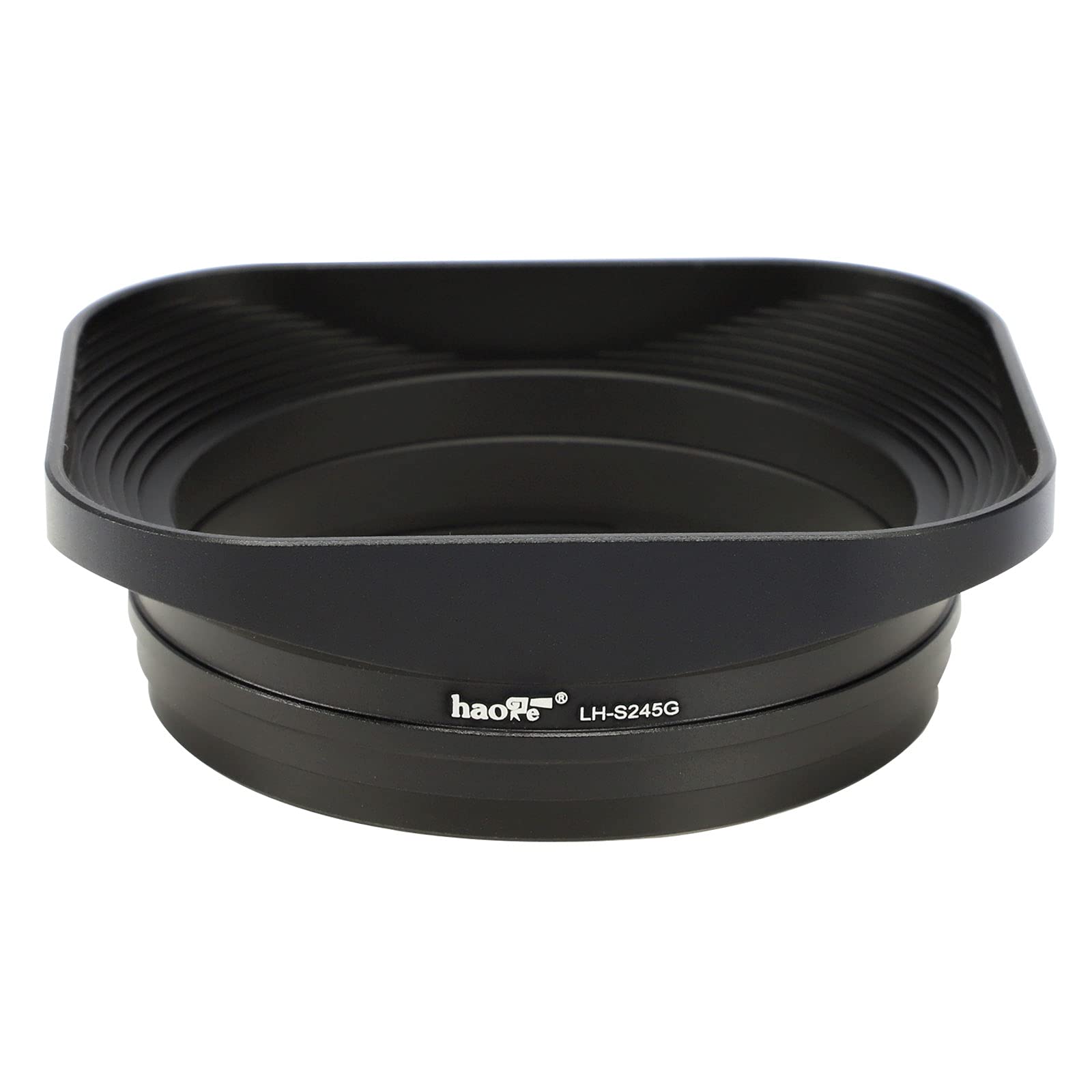 Haogeレンズフードメタルスクエアバヨネット にとって に適用 Sony FE 40mm F2.5 G FE 50mm F2.5 G FE 24mm F2.8 G,RX1RIII M3 RX1R RX1RII R3 rx1m2 レンズフード、メタルフロントキャップ付き