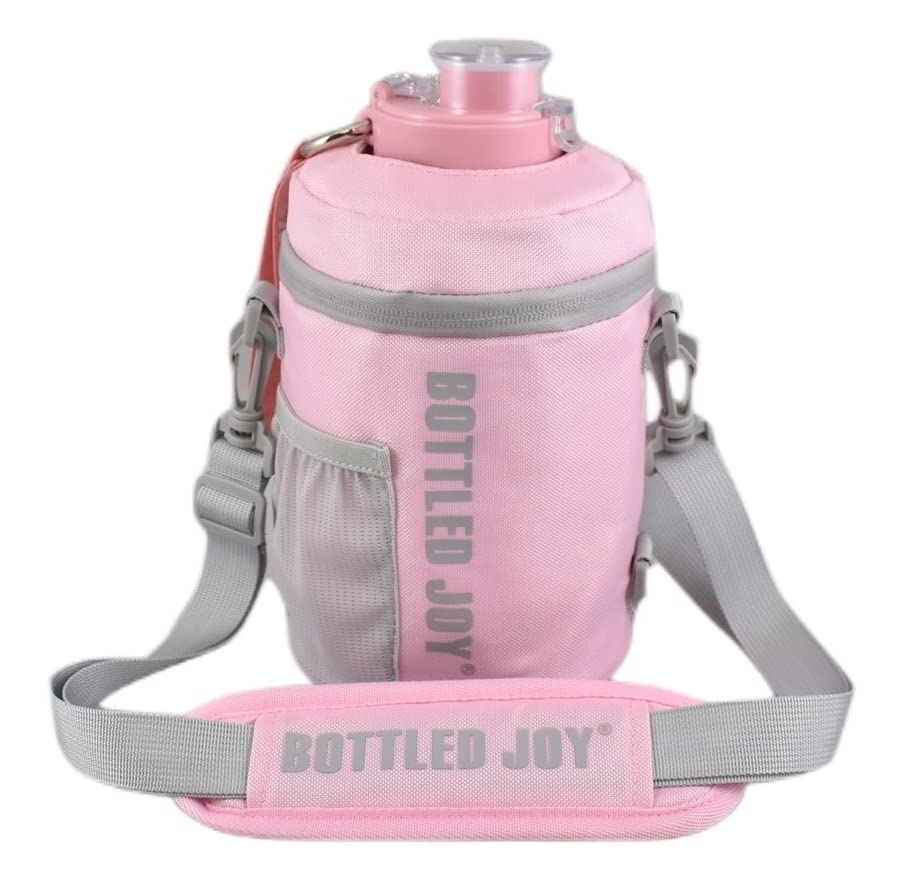 大西賢製販 BOTTLEDJOY GRIP BOTTLE 専用保冷カバー (1.5L専用, Pink)
