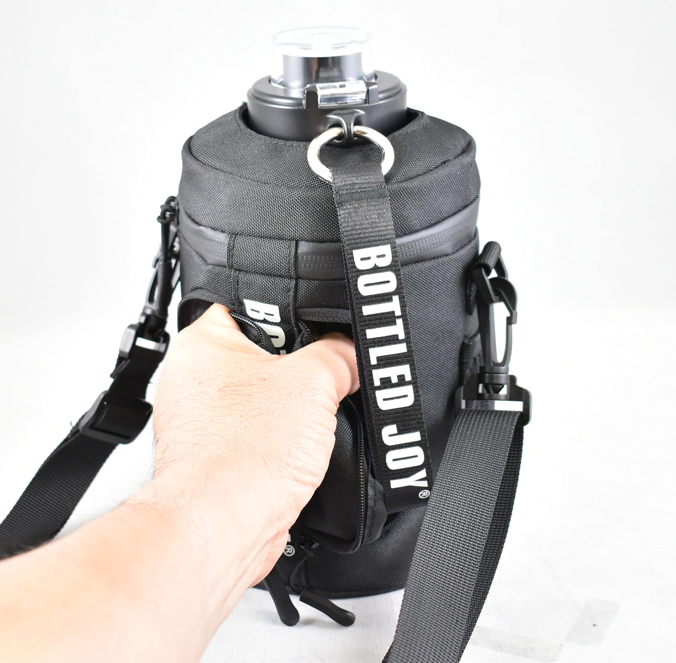 レックストアの大西賢製販 BOTTLEDJOY GRIP BOTTLE 専用保冷カバー (1.5L専用, Pink)｜アングル2