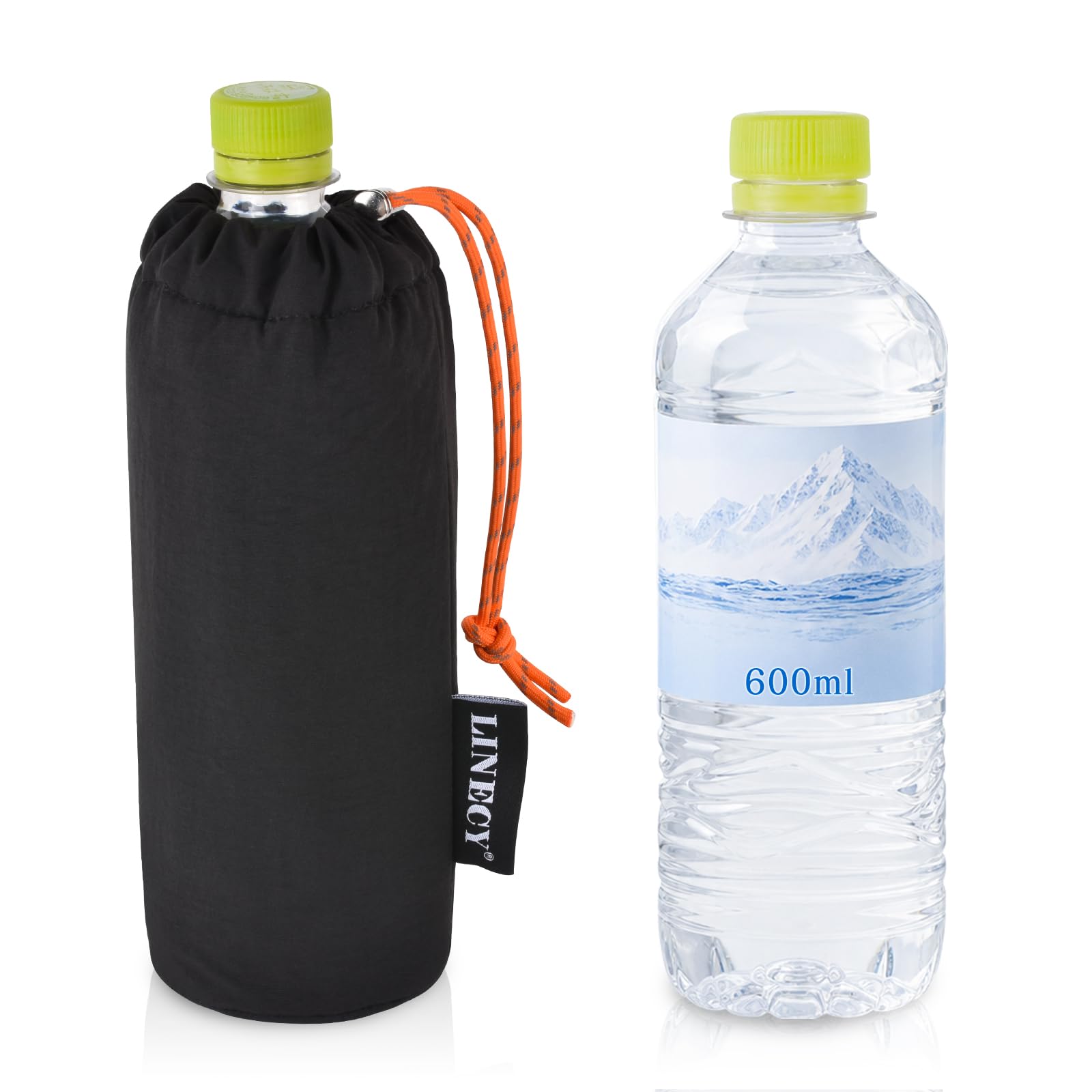 LINECY ペットボトルホルダー 保冷 ペットボトルケース 500ml 650ml対応 9時間後も氷が残る 高保冷カバー 結露吸水 マイクロファイバー 立て置き 軽量 折りたたみ 携帯便利 熱中症対策