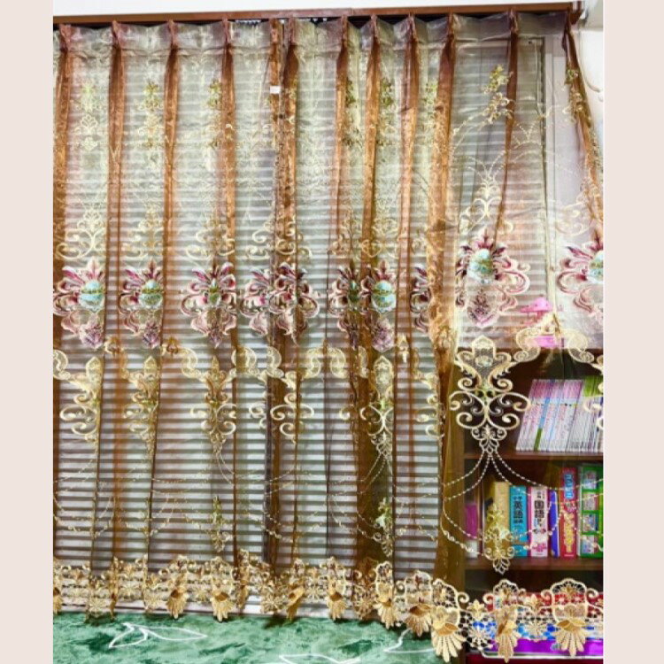 【送料無料】 レースカーテン おしゃれ カーテン 刺繍 レース オーダー サイズ UVカット インテリア 窓 高級 カーテン 幅 レースカーテン （オリジナルカーテン） 柄 オーダーサイズ 幅100cm 2倍ヒダ レース 高級 インテリア ＜Leyカーテン＞