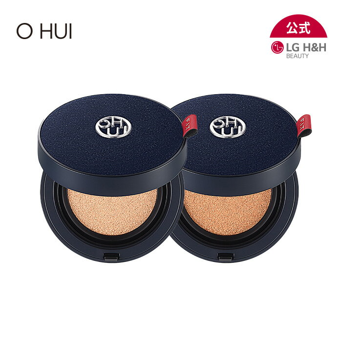 【LG BEAUTY 公式】 O HUI オフィ アルティメットフィットロングウェアデニムクッション 15g 本品+リフィル 美肌 ツヤ肌 ベースメイク 潤い 毛穴カバー クッションファンデ 韓国スキンケア 韓国コスメ 送料無料のサムネイル