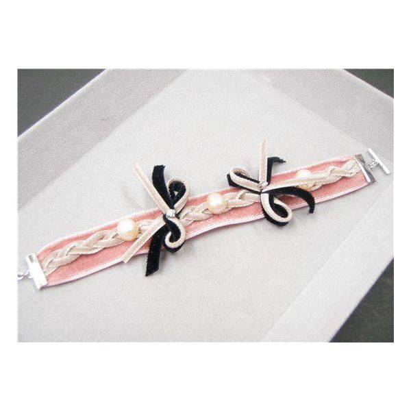 高級 ベルベット ブレスレット No.019 安心・長持ちな日本製お洒落アイテム ギフトに最適 メール便対応