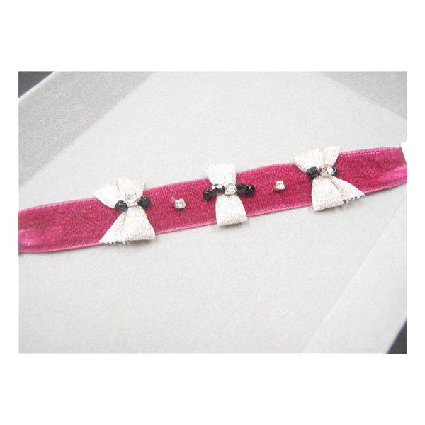 高級 ベルベット ブレスレット No.020 安心・長持ちな日本製お洒落アイテム ギフトに最適 メール便対応