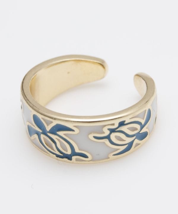 ワーム シンプルリング ダブルフィンガーリング ワンストローク Silver925 ◇ 2本指シルバー