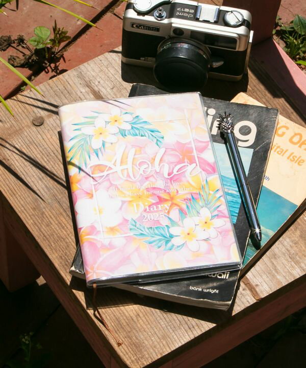 2026 B6 PLUMERIA Kahiko カヒコ ハワイアン ハワイアン雑貨 B6版 手帳 2026年版 ハワイアン手帳 スケ..