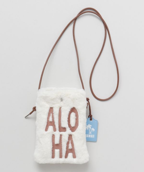 樂天商城 - フアロハショルダーバッグ Kahiko カヒコ ハワイアン ハワイアン雑貨 ALOHA HAWAII ショルダーバッグ かばん もこもこ ファーバッグ
