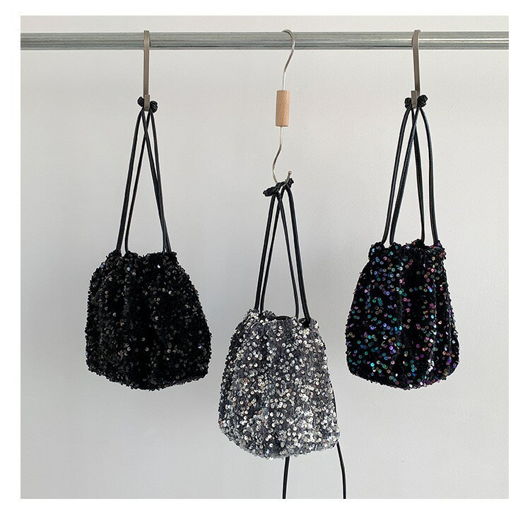 スパンコールバッグ バッグ 斜めがけ ハンドバ...の紹介画像2