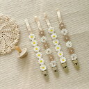 【告知 7/4 20時〜 全品10%OFFクーポン】おしゃぶりクリップ ベビー おしゃぶりホルダー 花 レース クリップ ホルダー ストラップ 出産祝い ベビー...