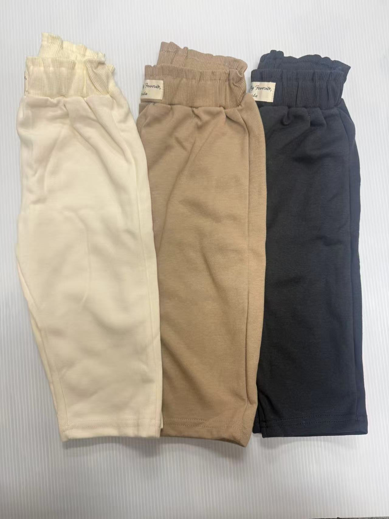 韓国子供服 AOSTA アオスタ 25AW 新作 パンツ フェイバリット 韓国こども服 韓国キッズ服 おしゃれ 可愛い くすみカラー ナチュラル オシャレ 3カラー