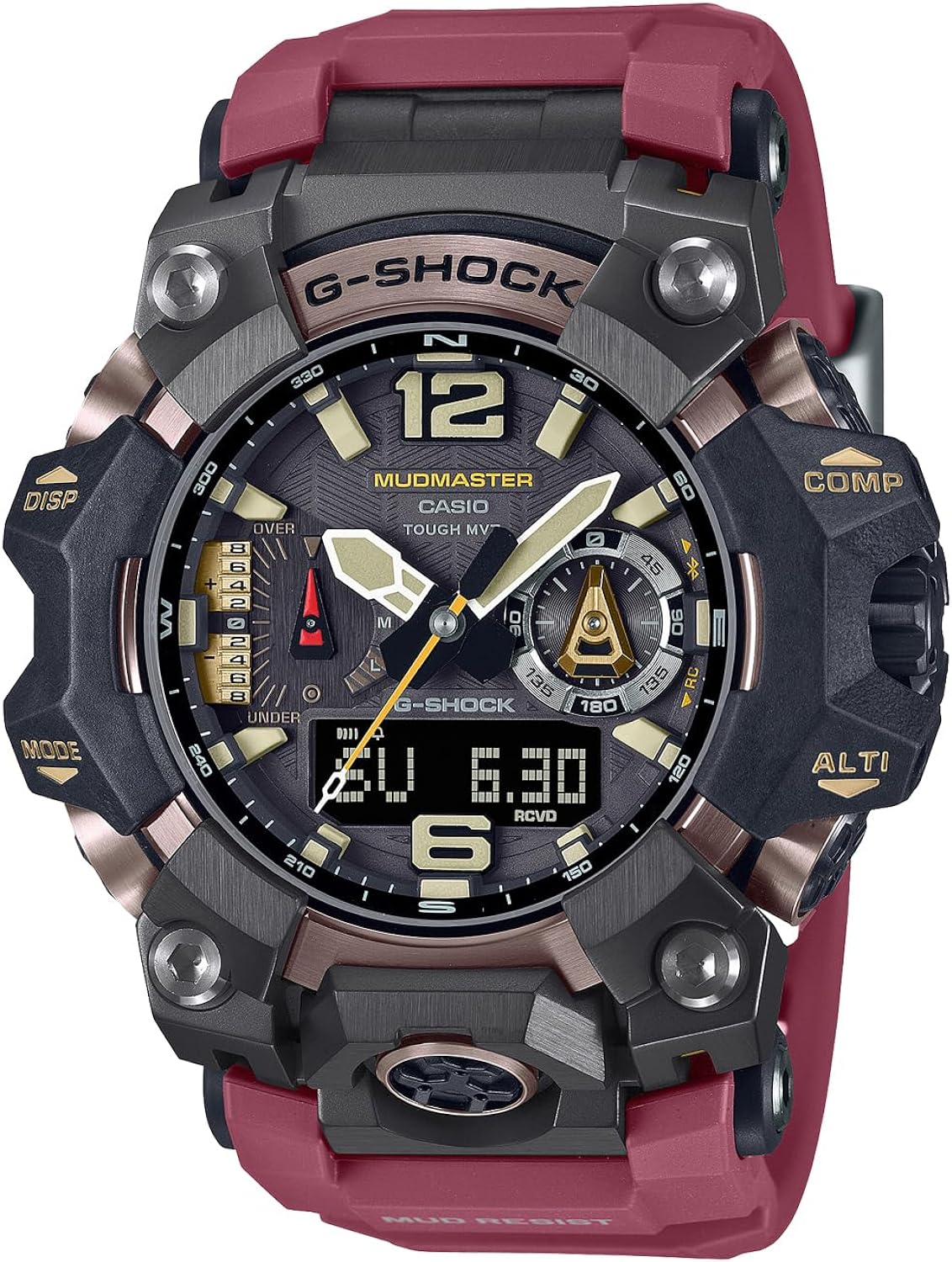 Vi Ki CASIO JVI G-SHOCK W[VbN MUDMASTER Bluetooth dg\[[oCI}XvX`bN̗p GWG-B1000-1A4JF