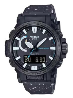 楽天sakai_webshop新品 正規品 CASIO カシオ PROTREK プロトレック 日本自然保護協会コラボ イヌワシと大水上山の雪渓 バイオマスプラスチック PRW-61NJ-1JR