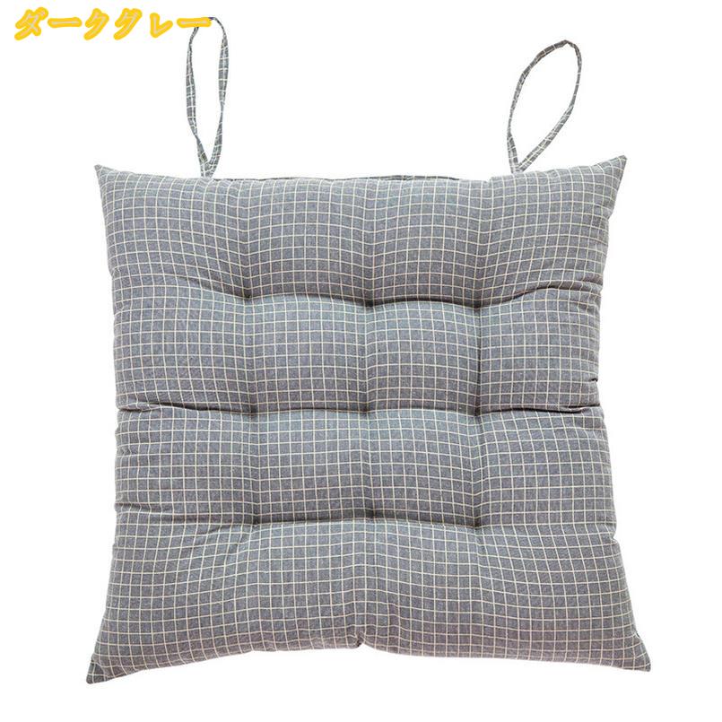 500円OFFクーポン クッション 座布団 2枚セット 和座布団 椅子 クッション お尻が痛くならない 体圧分散 厚め ふわふわ 北欧風 シンプル 座り心地いい おしゃれ ざぶとん シートクッション オールシーズン 洗える フロアクッション liber-online [2]