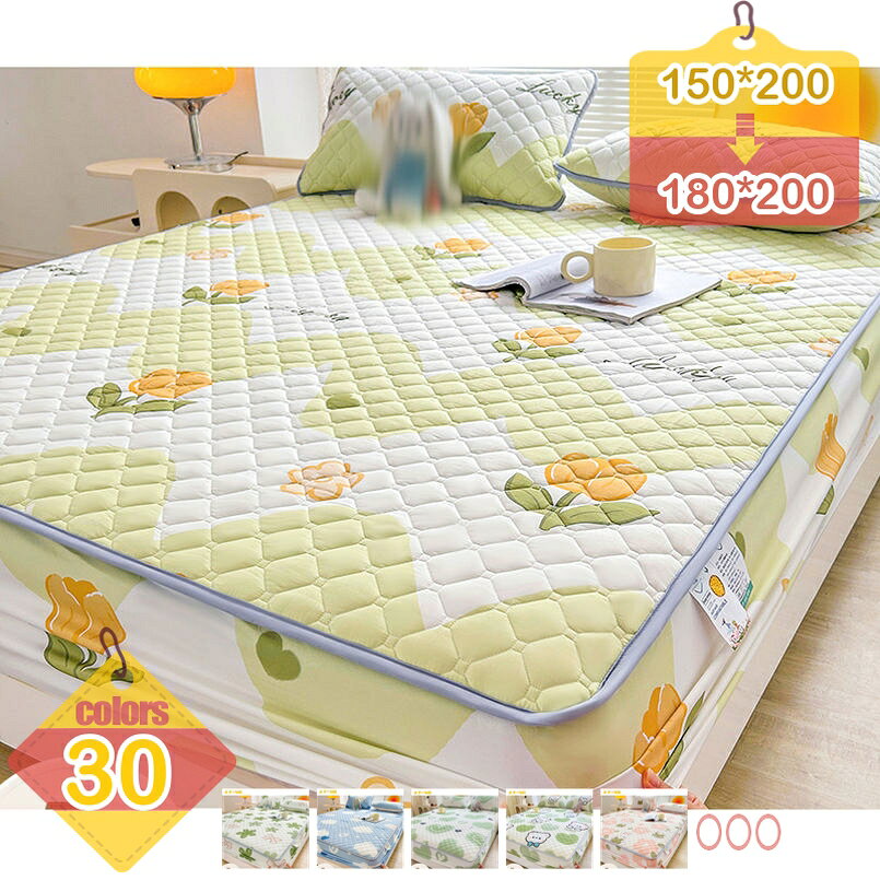 【クリックして他の色を選択してください】他の色1メイン素材：ポリエステル【適用範囲】150*200（厚さ約30cmまで対応できる） 180*200（厚さ約30cmまで対応できる） （ボックスシーツ単品）【優しい肌触り】柔らかいの生地を使用しているため、優しい肌触りで寝心地良く、快適な睡眠環境を保ってくれます。綿と比べてシワになりにくく、乾きが早いです。また、毛玉もつきにくく、耐久性が高いので長くご使用頂けます。汚れ防止だけでなく、肌への優しさ、快眠のためにご使用頂きたい快眠シーツです。【中層に綿を入れる】冬用シーツの中間層は綿花に加入して、ふわふわ感と快適さを高めました。休みの時、あなたの身体に感じさせて快適でなくできなくて、安心して睡眠してください。ベッドカバーの高さは30cmがあって、完全にあなたのマットレスを覆います。全面的にあなたのマットレスを保護します【さわやかなカラーリング】お部屋のインテリアに合わせて個性を表現できます。色彩豊かで鮮やかな色合いは、お部屋を活気づけ、眠りをより豊かなものにします。高品質なリアクティブプリントを使用して作られたため、色あせにくく、長く美しい状態を保ちます。【丸洗い可能】手洗い、洗濯機で丸洗いOK！干しやすい、いつでも清潔と快適に使えます。色褪せにくい、型崩れが起きにくく、耐用性抜群。何度も洗濯機で気軽に洗えるので、いつでも清潔と快適に保てます。★★★★★★★★★★★★★★★★★★★★ボックスシーツ（全周ゴム仕様）★★★★★★★★★★★★★★★★★★★★★★ サイズ 150*200（厚さ約30cmまで対応できる） 180*200（厚さ約30cmまで対応できる） 生地 ポリエステル Point.1 ボックスタイプ シーツの裏面は全周ゴム仕様になっているので、すっぽり被せるだけで着脱簡単です！寝相を気にすることなく朝までぐっすり！ Point.2快適にお休み 春秋はサラサラ、冬は暖かシーツで一年中快眠をサポート。優れた吸湿性と通気性で、汗でもベタつかないサラサラ感を保ちます。 Point.3抗菌 消臭 優れた抗菌防臭効果で細菌の増殖を抑制し、防臭効果を発揮します。生地は吸水性と通気性に優れて、汗かき体質の方にもおすすめです。 Point.4丸洗いOK ご家庭で気軽にお洗濯できるため、いつも清潔にお使いいただけます。 注意 ●実寸はメジャー採寸の為、若干の誤差が生じる場合があります。 ●色合いはモニター環境により若干の誤差が出ます。 ●本製品は生産過程におきまして、生地を織る際の糸の継ぎ目や多少のほつれが生じることがありますが、品質上は問題ありません。また、生地の織りに他繊維が混紡している場合もございます。 ●写真は実物と同じように撮影されます。撮影中の光とモニターの解像度が異なるため、多少の色の違いは品質上の問題ではございませんので、ご了承頂けない方は慎重にご検討下さい。 ＜検索キーワード＞ ボックスシーツ シングル 洋和兼用 ベッドシーツ シングル ベッドシーツシングル 全周ゴム付き マットレスカバー シングル マットカバー BOXシーツ ベットシーツ ベッドパッド 通気 ベッドカバー ベットカバー オールシーズン 寝具シーツ シワになりにくい 一人暮らし 新生活 マットレス カバー マットレス用 寝具商品選択時には、実物の詳細ページの情報をよく確認することをお勧め接触冷感 防水ボックスシーツ シングル ベッドシーツ ベッドカバー 花柄 小花柄 ベッドカバー シングル 花柄ベッドカバー スカートつき 冷感 3点セット 韓国 セミダブルベッドカバー ダブル 4点セット セット 可愛い 北欧 3点セット シルク 4点セット ダブル 冷感 ベージュ 夏 フリル セット シルク 夏 グリーン 北欧 4点セット おしゃれ ベッドカバー セット ダブルボックスシーツ セミダブル エジプト綿 綿100 厚地 シングル セミダブル ボックスシーツ 綿100 超長綿 冷感 夏用 夏 防水 防水 セット 防水 ボックスシーツ 全面 セミダブル 防水ベッドマットレス用ベッドカバー セミダブル 綿 綿100 冷感 接触冷感 ピンクスカート 3点セット 綿 シルク 麻 オシャレ 北欧 セット サテン セット 可愛い 北欧 3点セット 4点セット シルク 綿 かわいい