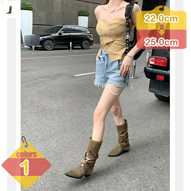 ウエスタンブーツ レディース ミドルブーツ 歩きやすい 疲れない 痛くない 秋 冬 美脚 太めヒール おしゃれ 女子 きれいめ カジュアル デイリー お出かけ 通勤 通学 デート 女子会 買い物 20代 30代 40代 liber-online