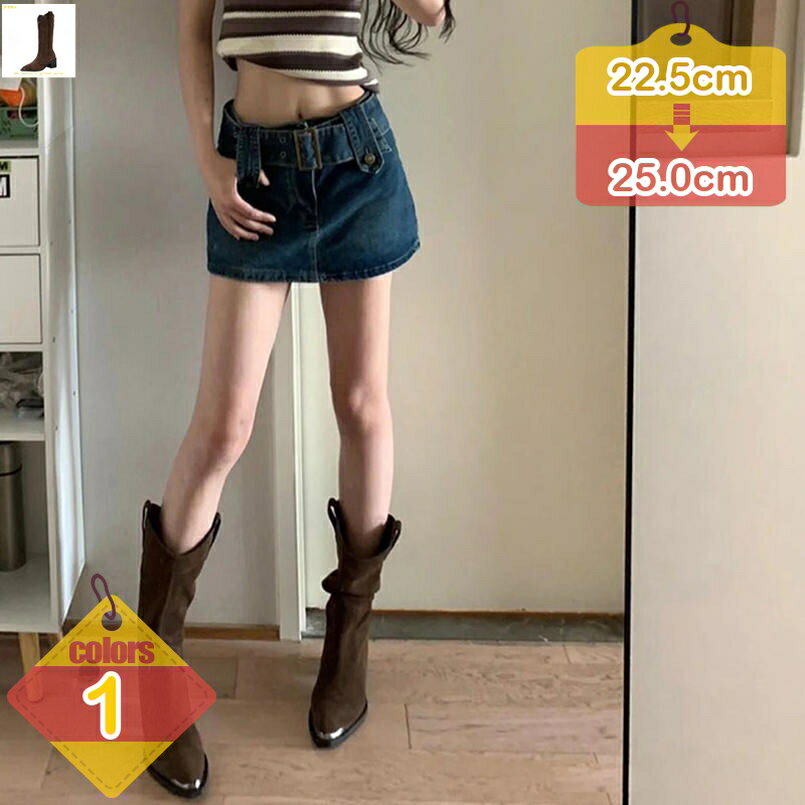 ミドルブーツ レディース 大きいサイズ 小さいサイズ ブーティ ポインテッドトゥ 美脚 黒 おしゃれ 柔らかい 疲れない カジュアル パーティー ブーティ 靴 ウェスタンブーツ 大人 靴 歩きやすい ファッション liber-online