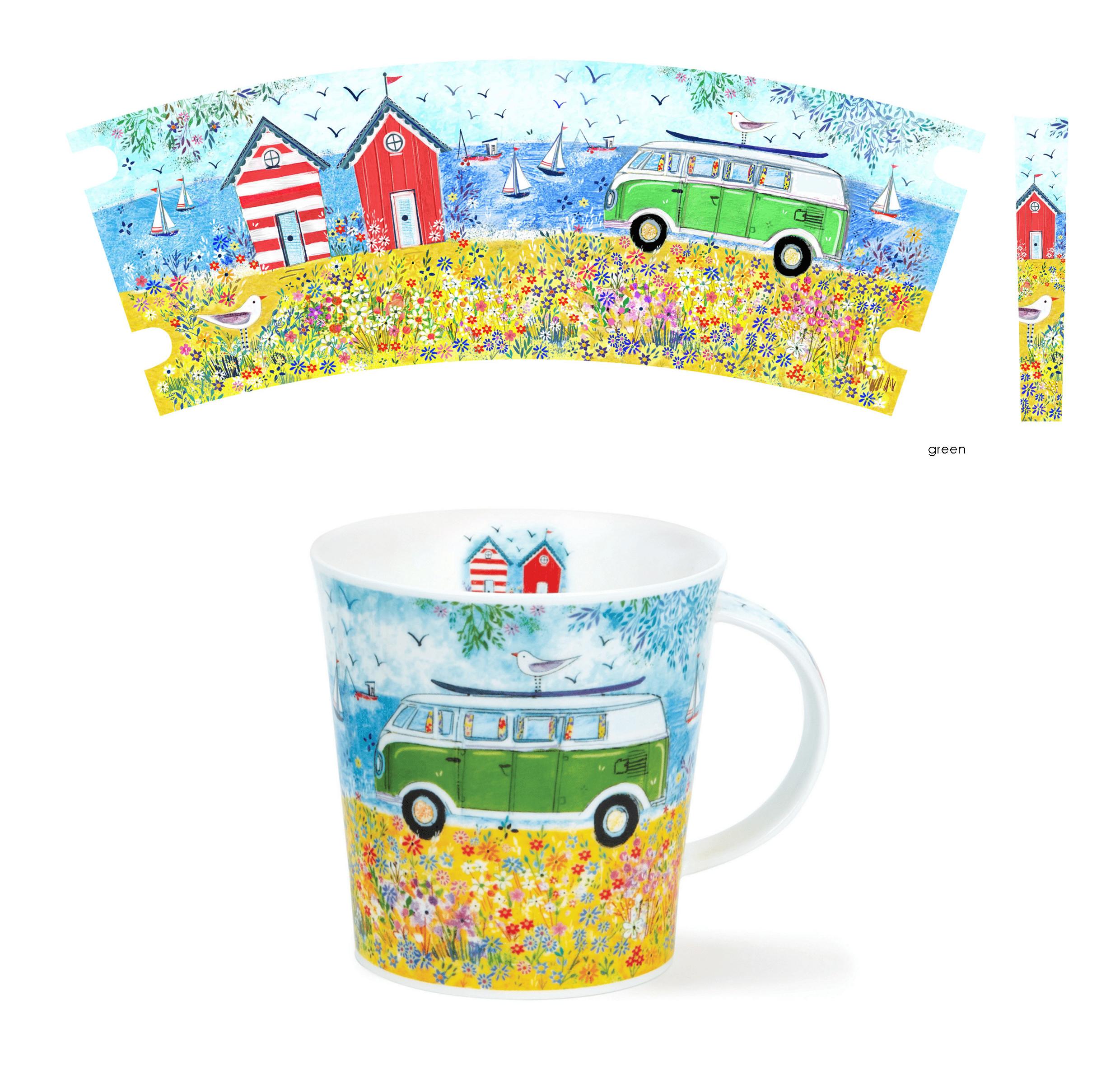 ＼1/9-1/16ポイント5倍／ダヌーン　マグ　カップ　Cairngorm COOL CAMPERS - GREEN 480ml　DUNOON