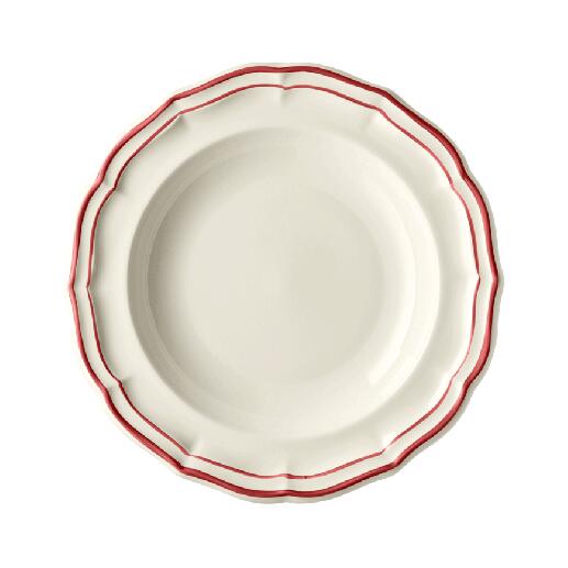 ジアン　フィレ　ピンク　1831　スーププレート　22.5cm　GIEN